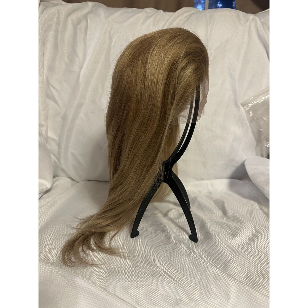 New Highlight 20" Straight Lace Front Wig Virgin Human Hair 13x4 150% Density
